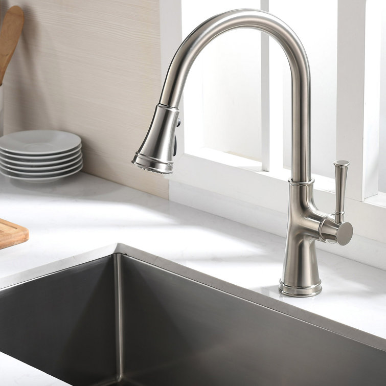 OAKLAND Pull Down Kitchen Faucet Wayfair